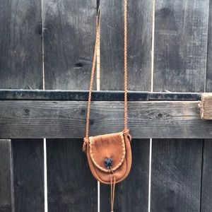 Handcrafted leather purse